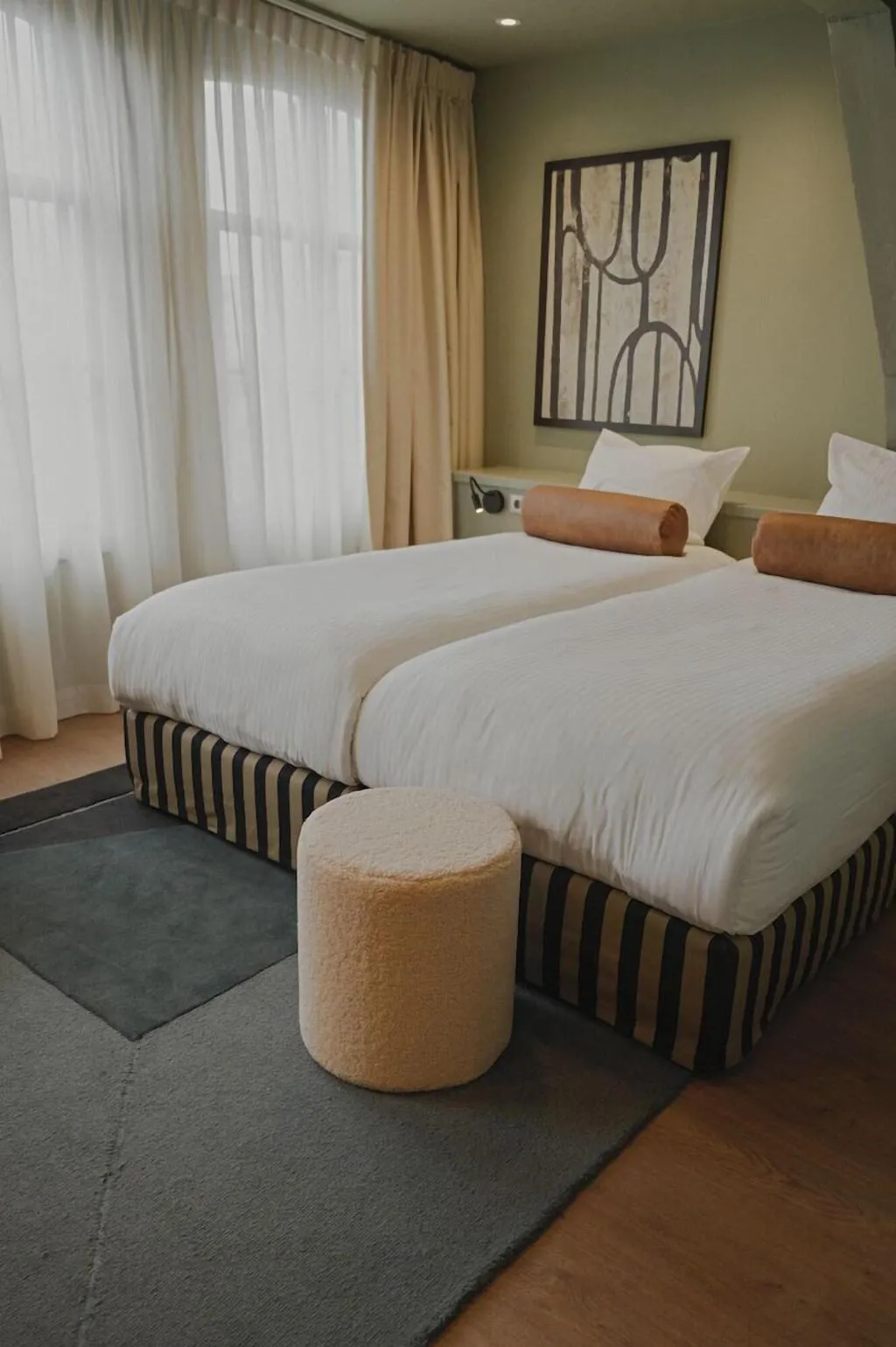 TWIN DELUXE TWO BEDS Room, The Times Hotel, Amsterdam