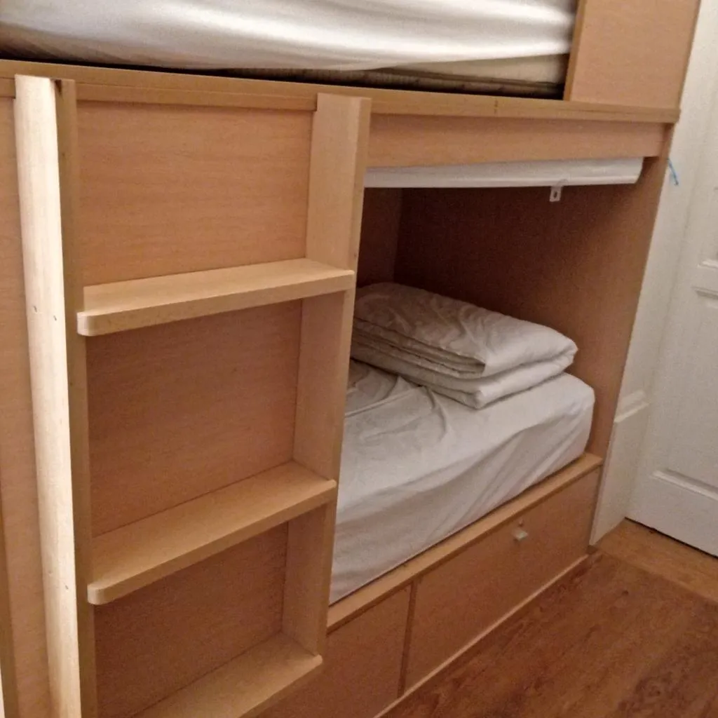 Bed in dormitory ONE BEDROOM Room, Oporto Music Hostel, Porto
