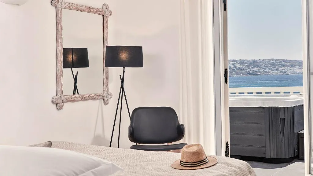 SUITE SEA VIEW HONEYMOON Room, Mykonos Princess Hotel, Mykonos