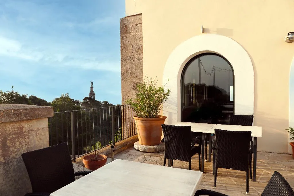 Terrace, Petit Hotel Hostatgeria Sant Salvador, Majorca