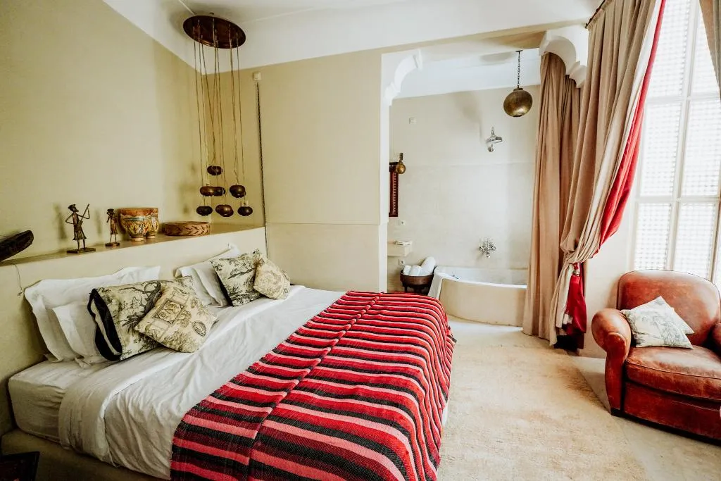 DOUBLE SINGLE USE ONE BEDROOM ONE BATHROOM Room, Riad Dar Ayur, Marrakech