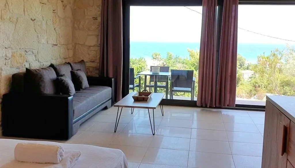 BUNGALOW OCEAN VIEW ONE BEDROOM Room, Bungalow White Apartments and Suits, Halkidiki
