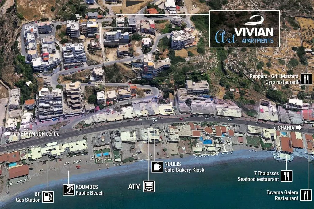 General view, Vivian Art Apartments, Crete
