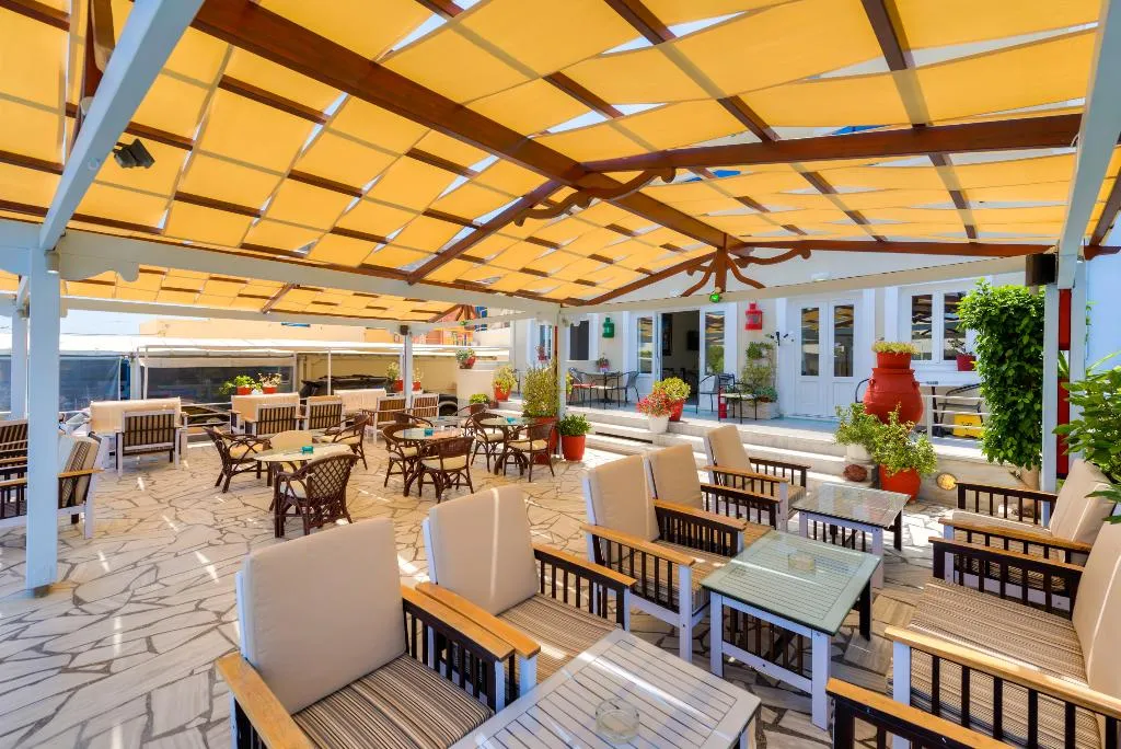 Terrace, Akis Hotel, Santorini