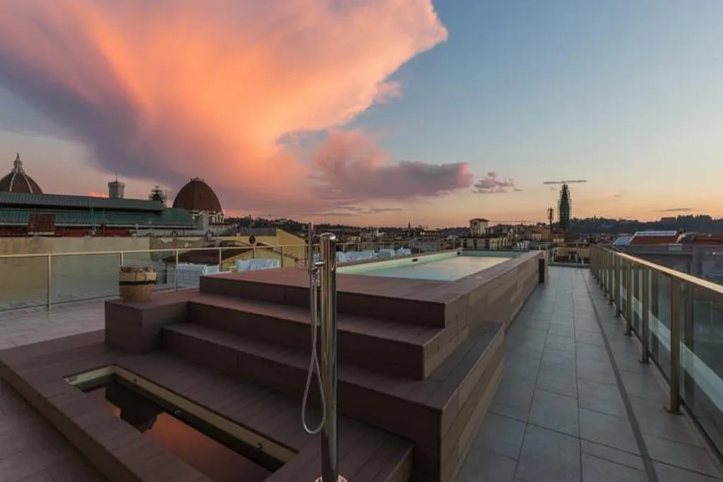 Pool, Hotel Glance In Florence, Florence