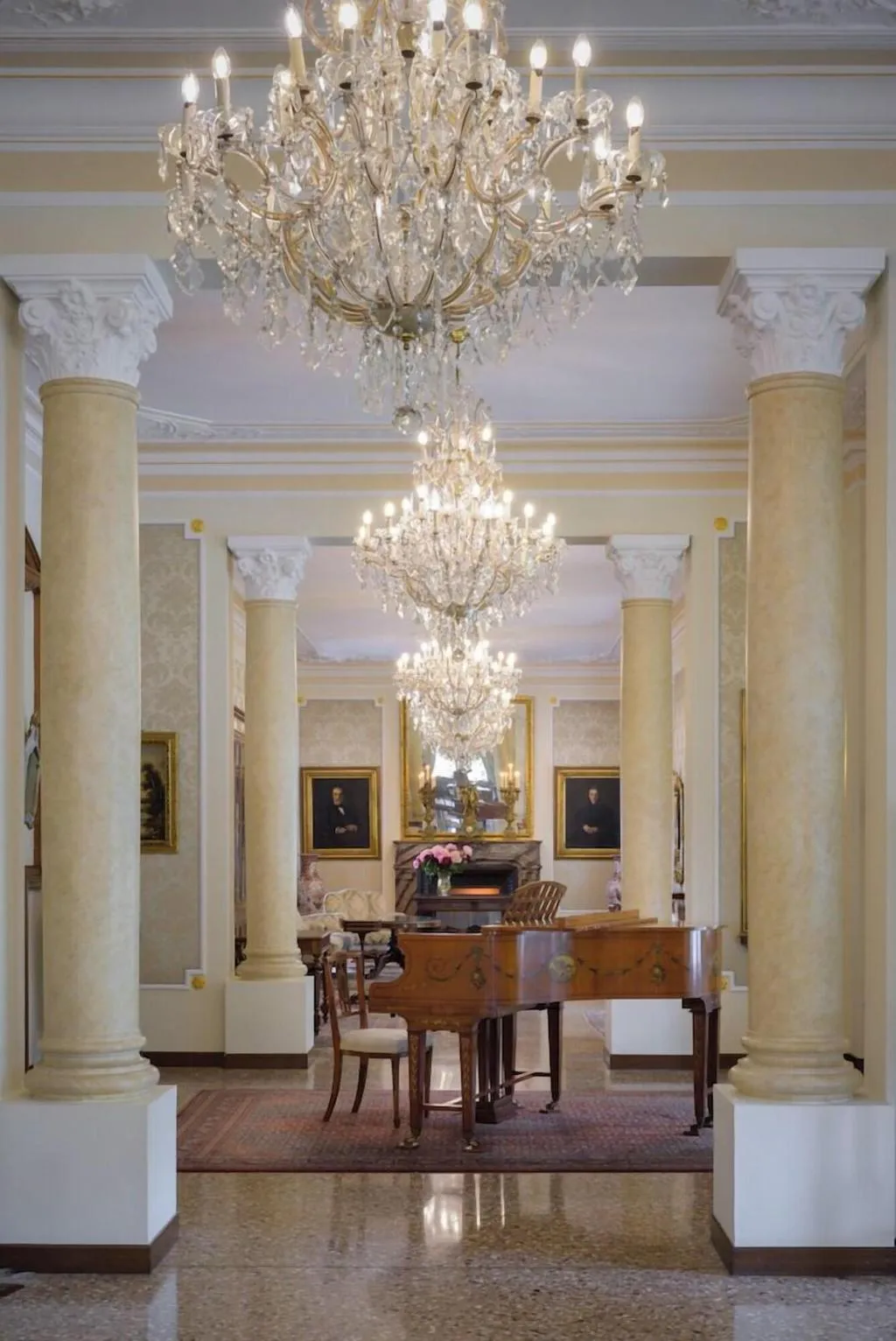 Lobby, Grand Hotel Terme Trieste and Victoria, Venice