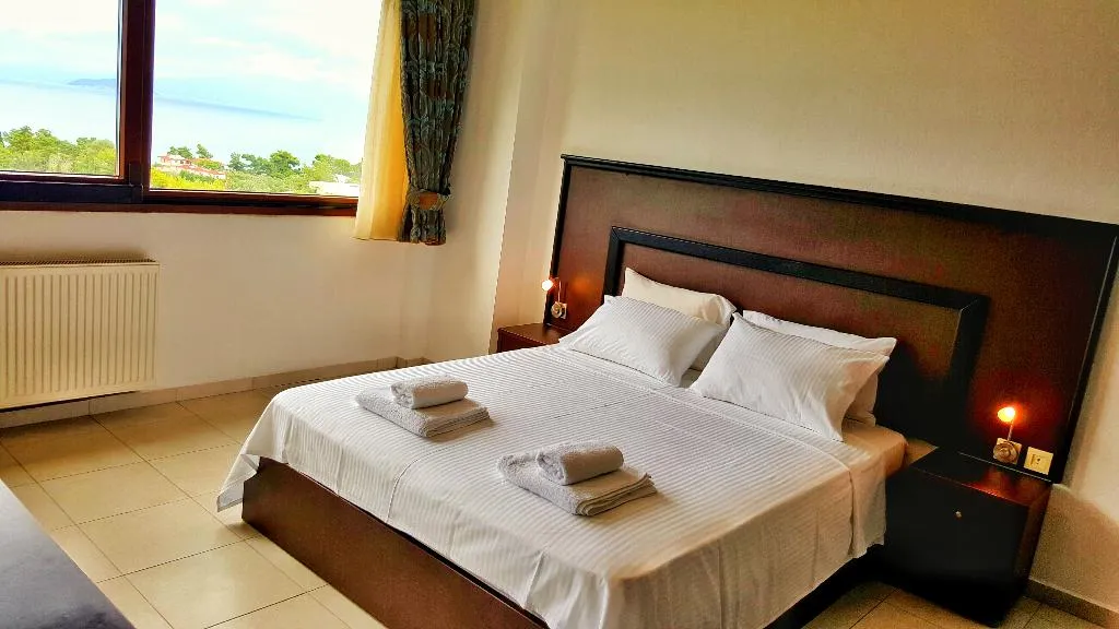 SUITE DELUXE OCEAN VIEW ONE BEDROOM Room, Bungalow White Apartments and Suits, Halkidiki