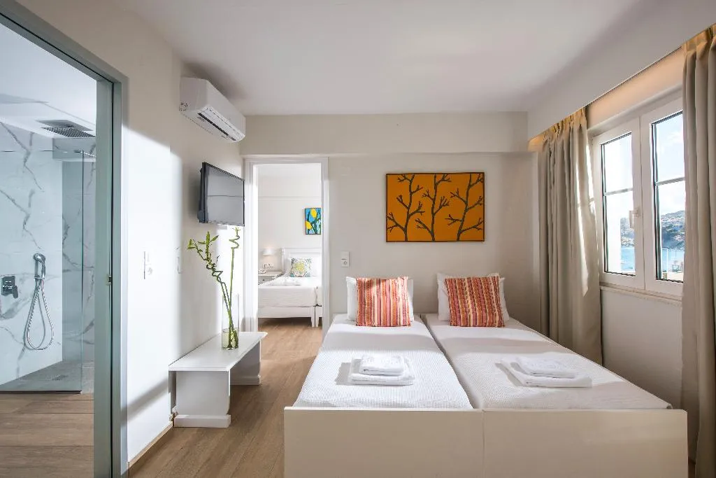 FAMILY ROOM SEA VIEW Room, Alexander House, Crete