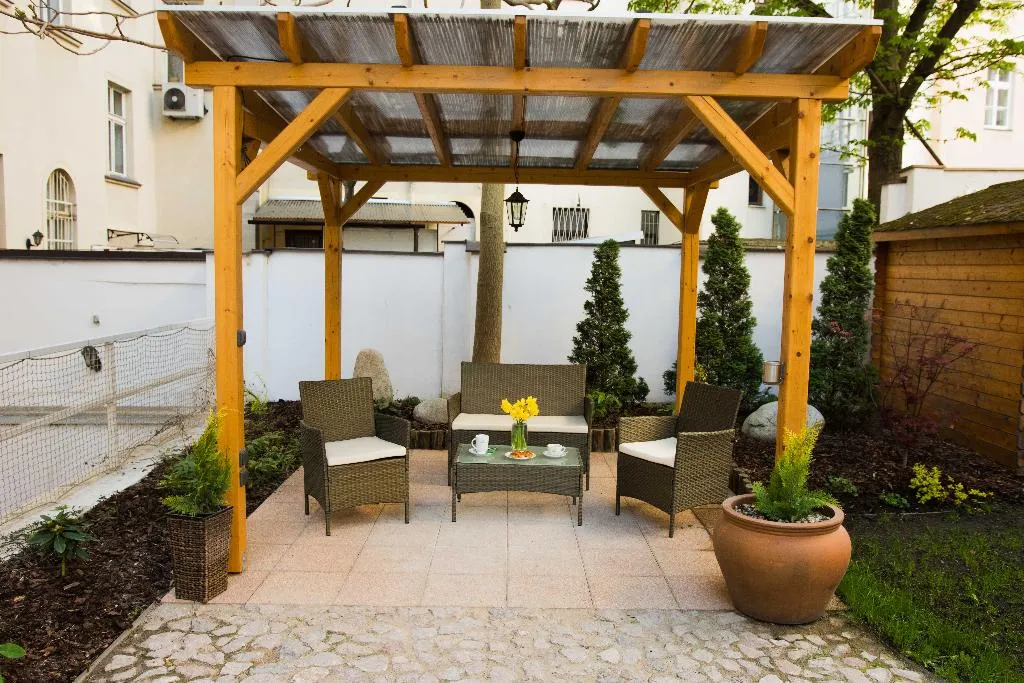 Terrace, Alfons Boutique Hotel, Prague