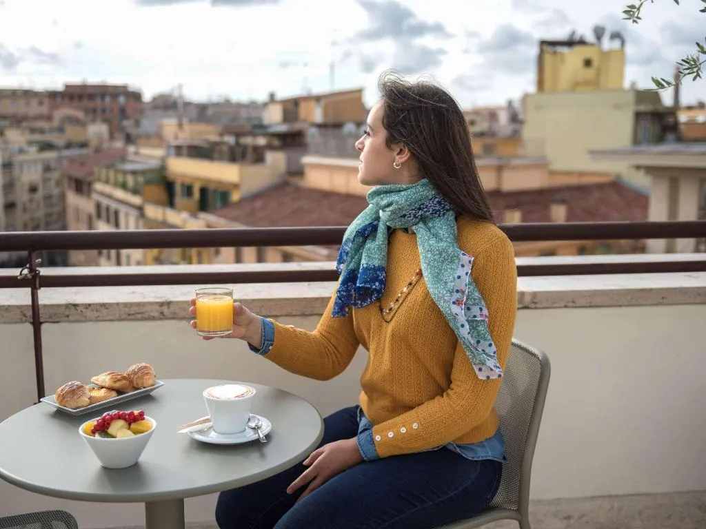 Terrace, Mercure Roma Piazza Bologna, Rome