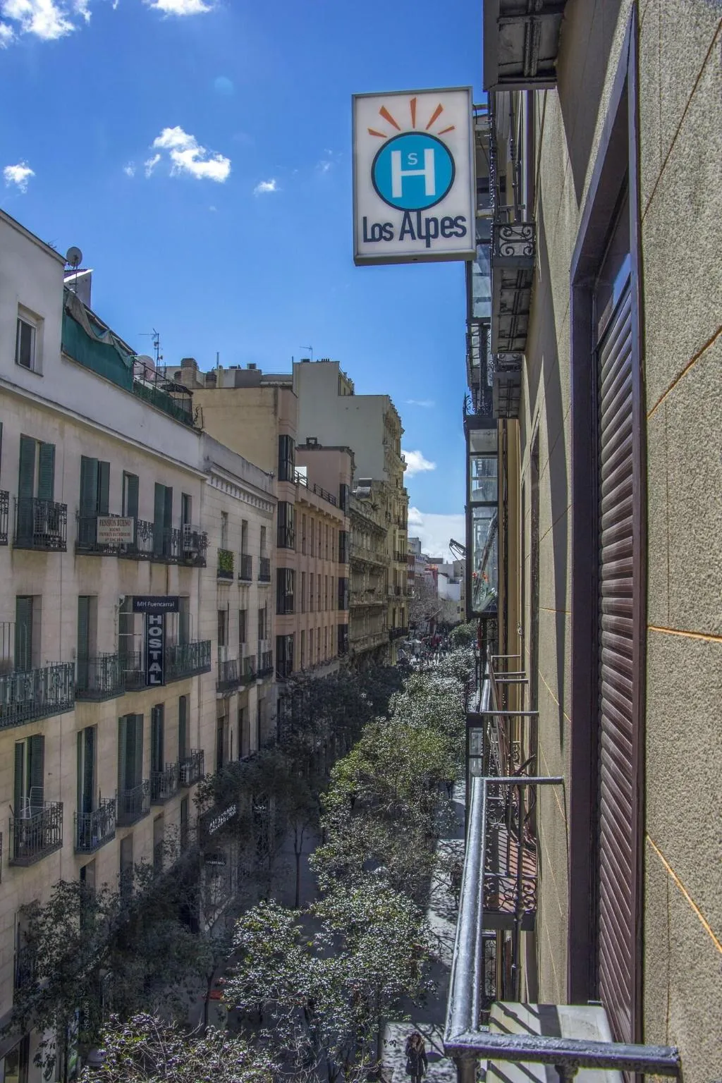 General view, Hostal Los Alpes, Madrid