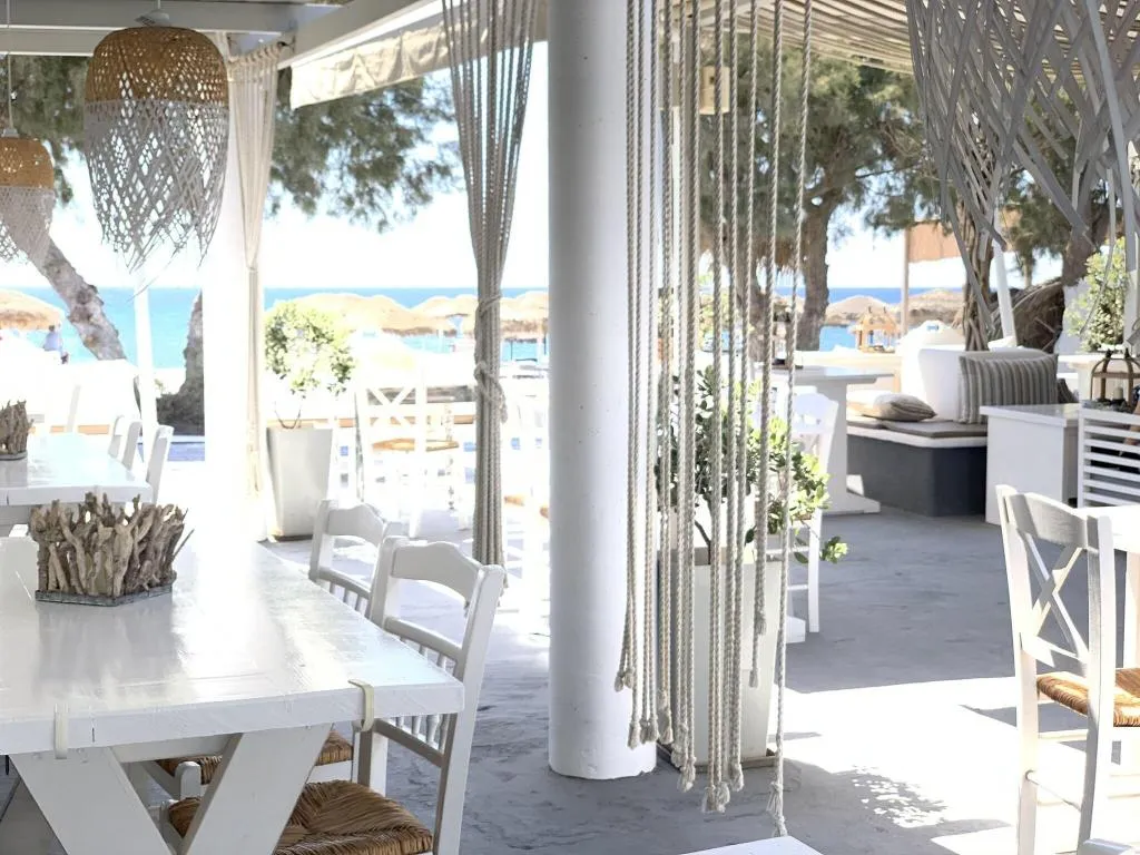 Restaurant, Sea View Beach Hotel, Santorini