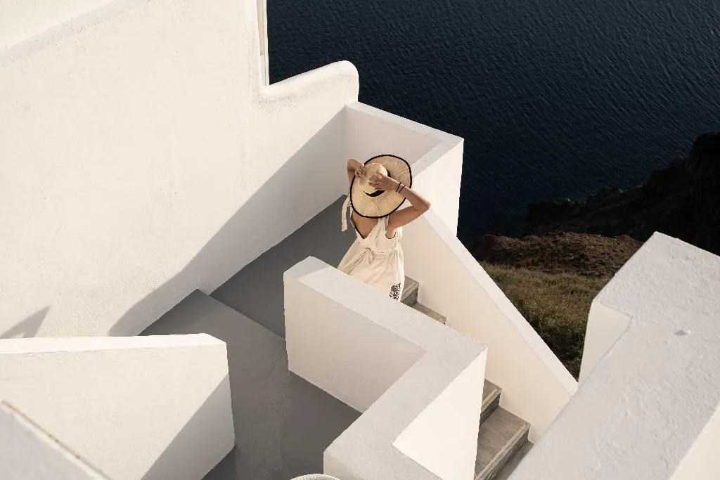 Terrace, La Roka Cliffside Memories, Santorini