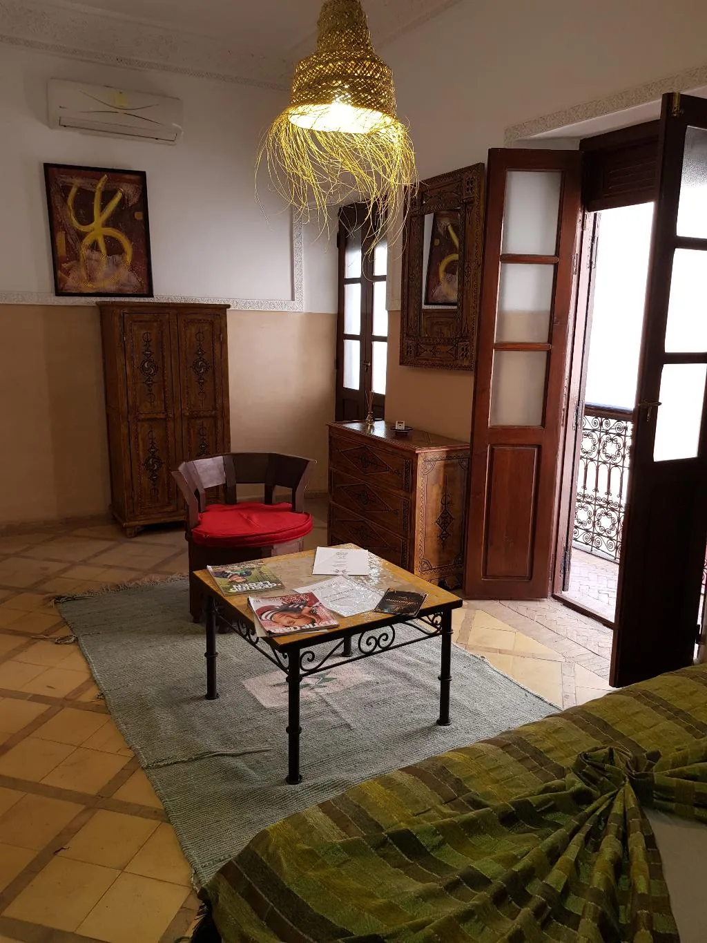 TRIPLE WITH BALCONY Room, Riad Al Wafaa, Marrakech
