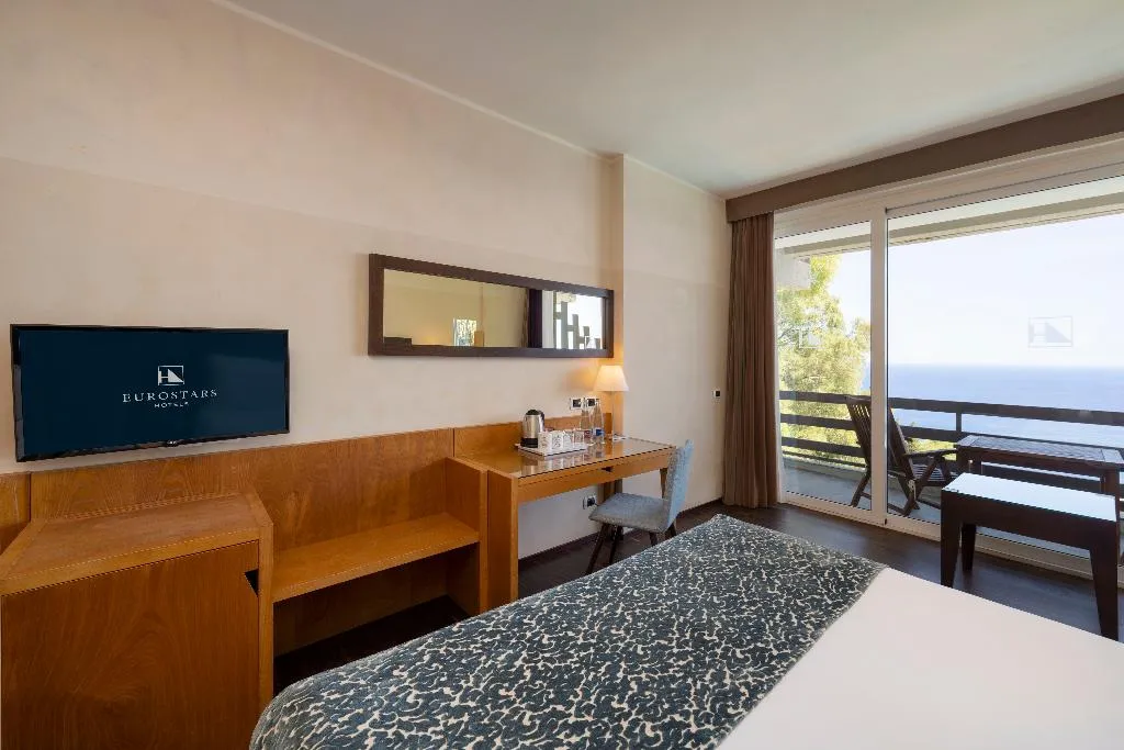DOUBLE SINGLE USE SEA VIEW Room, Eurostars Monte Tauro, Taormina