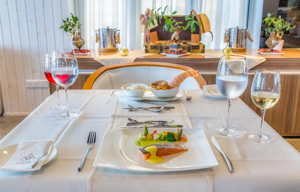 Restaurant, The Ciao Stelio Deluxe Hotel, Cyprus
