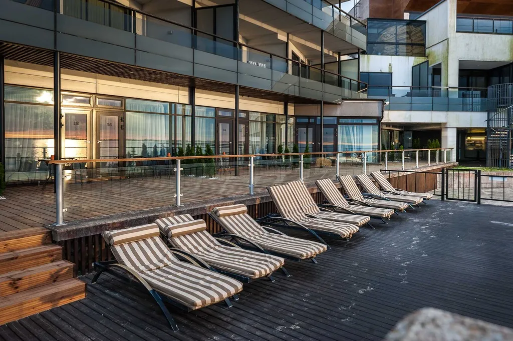 Terrace, Pirita Beach Apartments & Spa, Tallinn