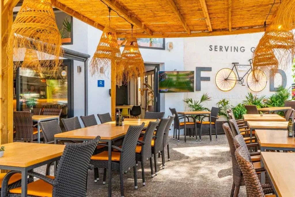 Restaurant, Hostal Alcina, Majorca