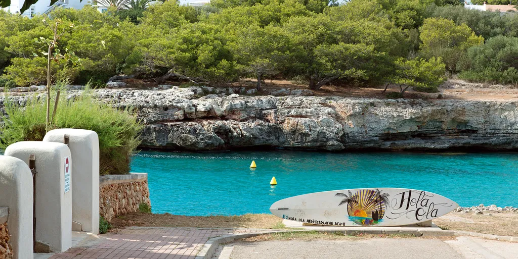 Beach, Cala Blanca Apartamentos, Menorca