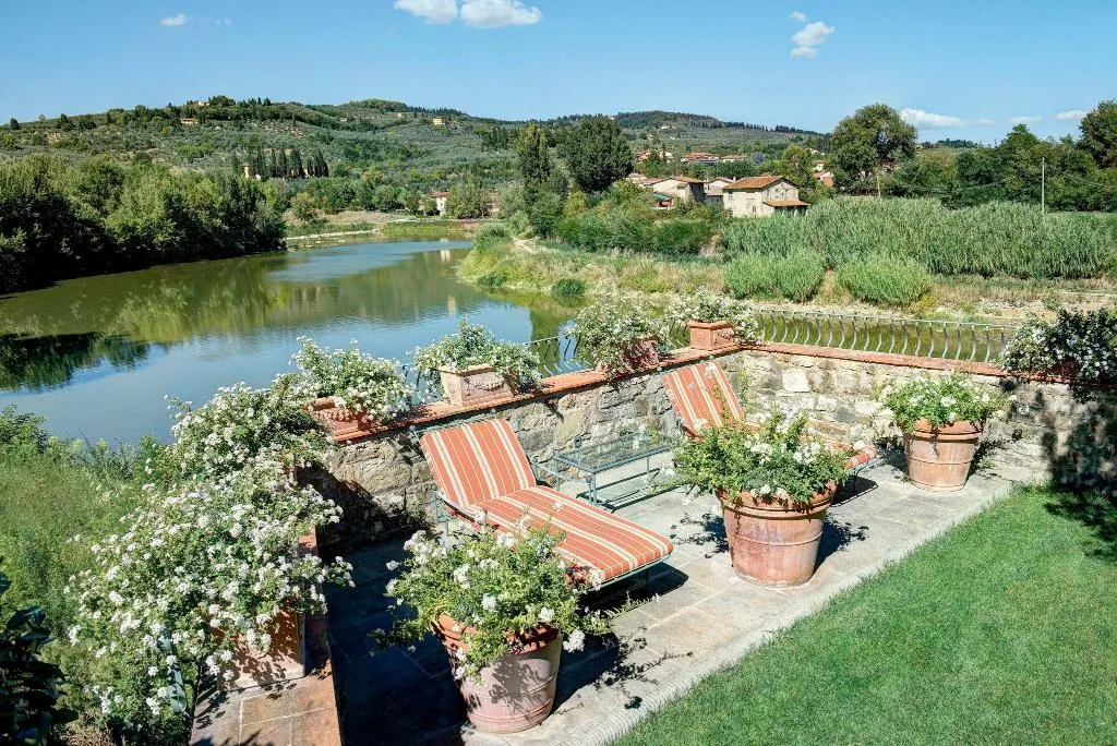 Terrace, Villa La Massa, Florence