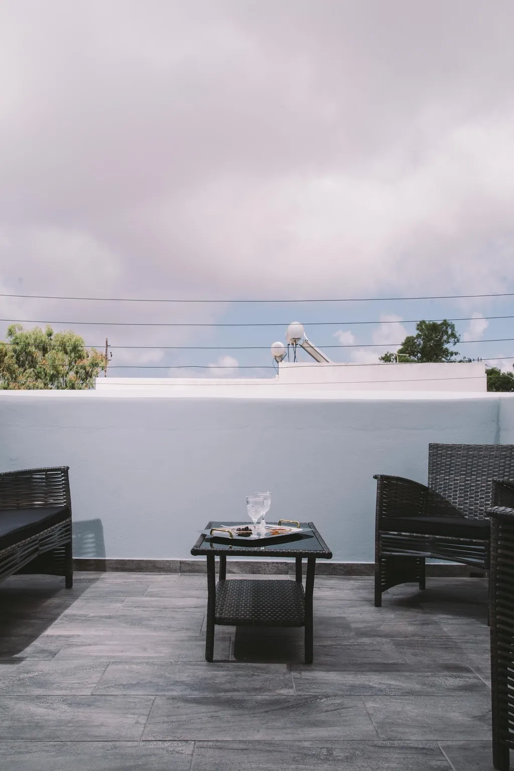 Terrace, Oasis Suites Fira, Santorini