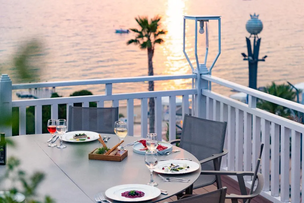 Terrace, Pomegranate Wellness Spa Hote, Halkidiki