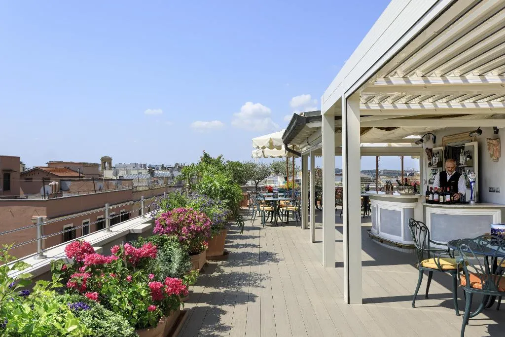 Bar, Marcella Royal - Rooftop Garden, Rome