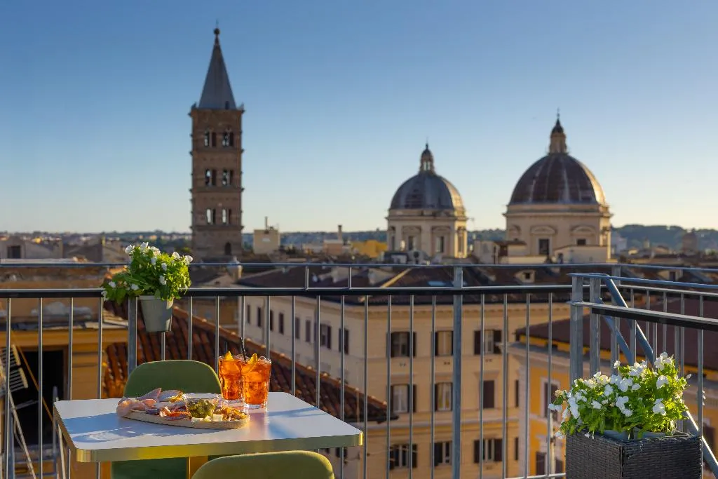 Terrace, Palladium Palace, Rome
