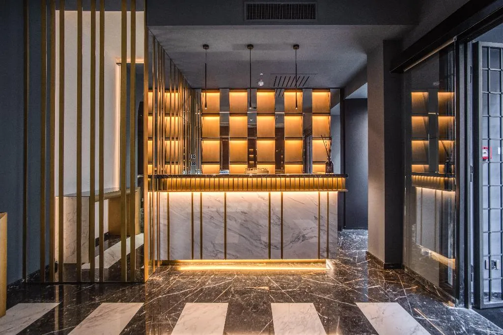 Lobby, CC Palace Hotel, Rome