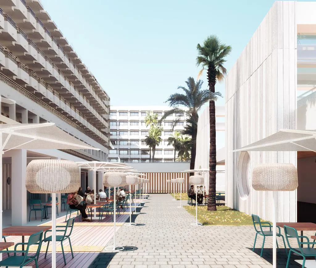 Terrace, Innside by Melia Alcudia, Majorca