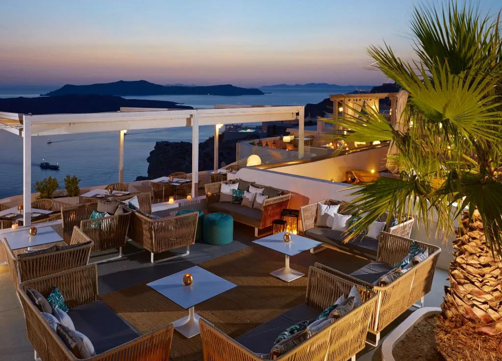 Restaurant, Volcano View Hotel, Santorini