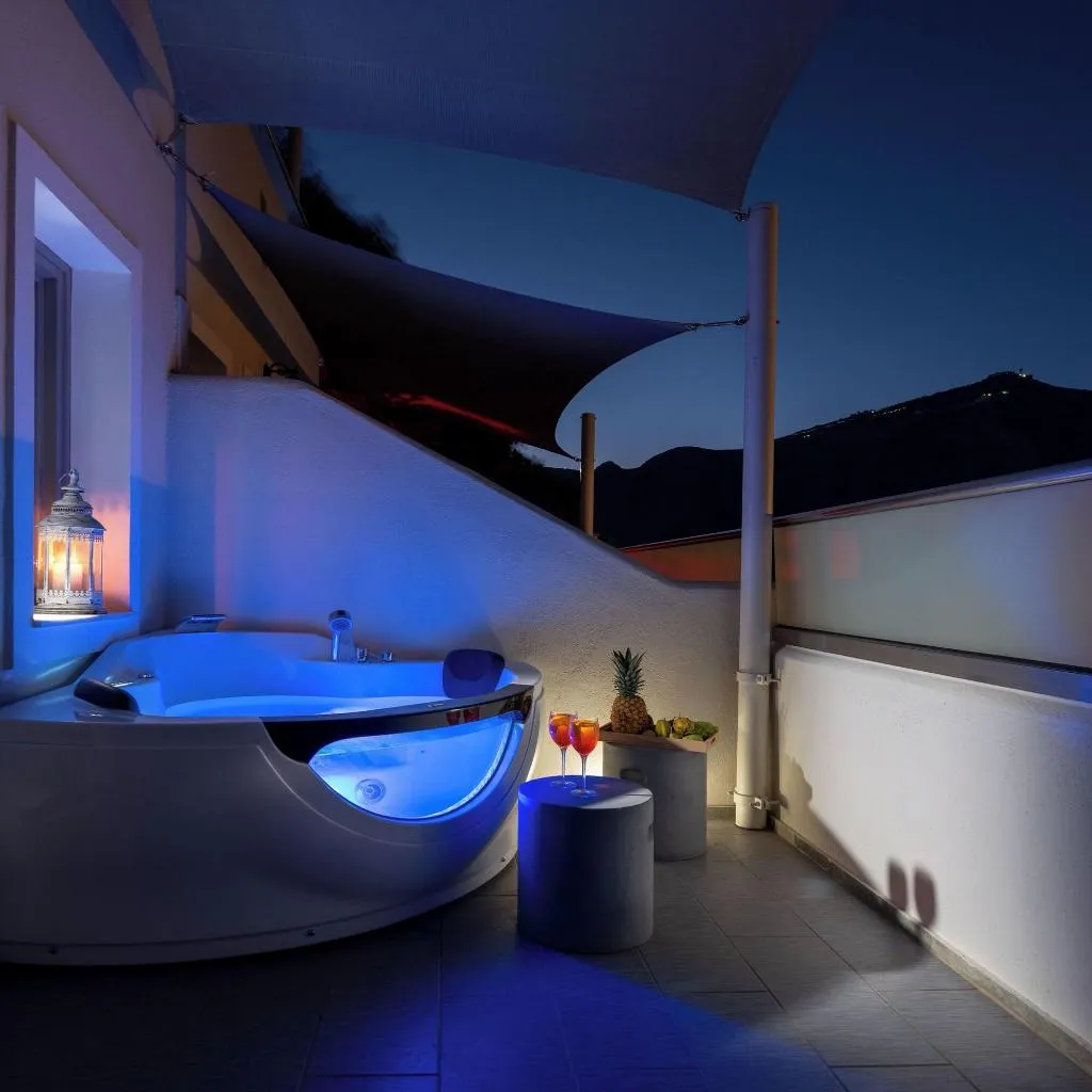 Terrace, Smaragdi Hotel, Santorini