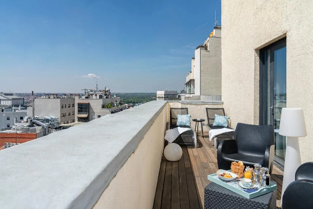 DOUBLE SINGLE USE WITH TERRACE Room, Vincci Capitol, Madrid