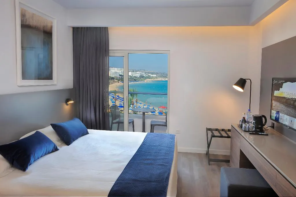Double or Twin SUPERIOR SIDE SEA VIEW Room, Okeanos Beach Boutique Hotel, Cyprus
