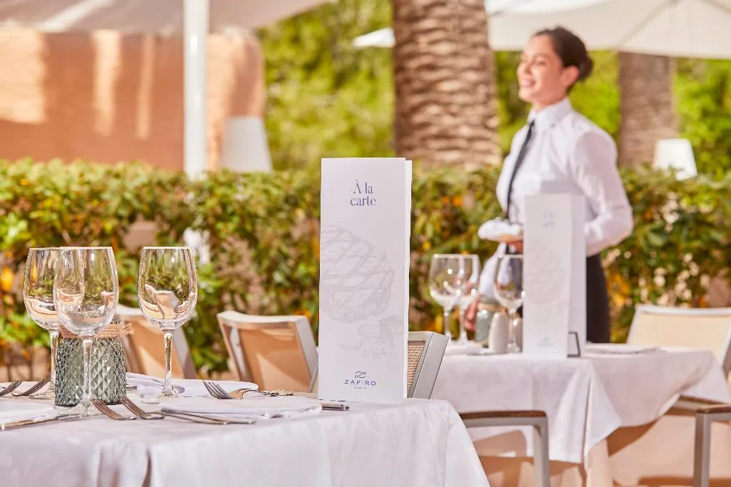 Restaurant, Zafiro Cala Mesquida, Majorca