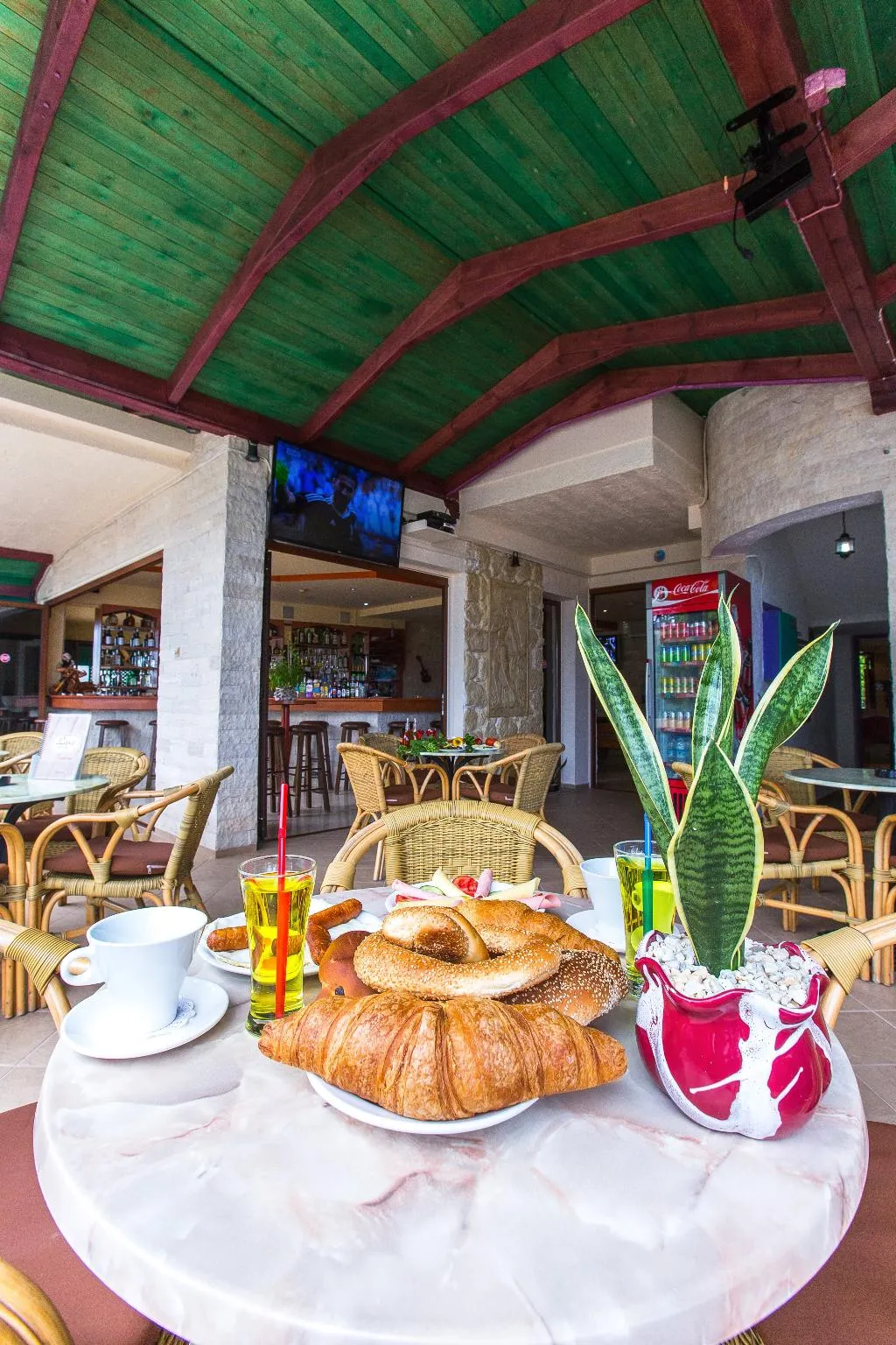 Restaurant, Litsa Studios, Crete