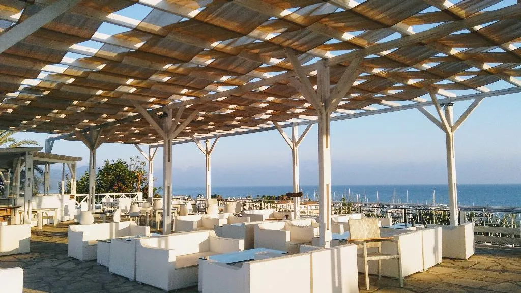 Terrace, Latchi Family Resort, Cyprus