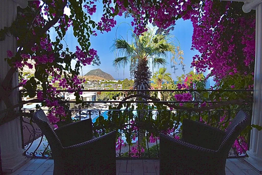 Terrace, Mare Garden Hotel, Bodrum