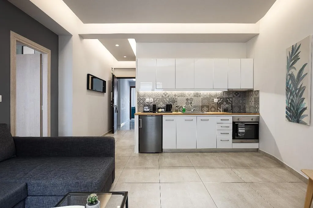 SUITE ONE BEDROOM WITH AIR CONDITIONING Room, Omnia Pagrati Apartments, Athens