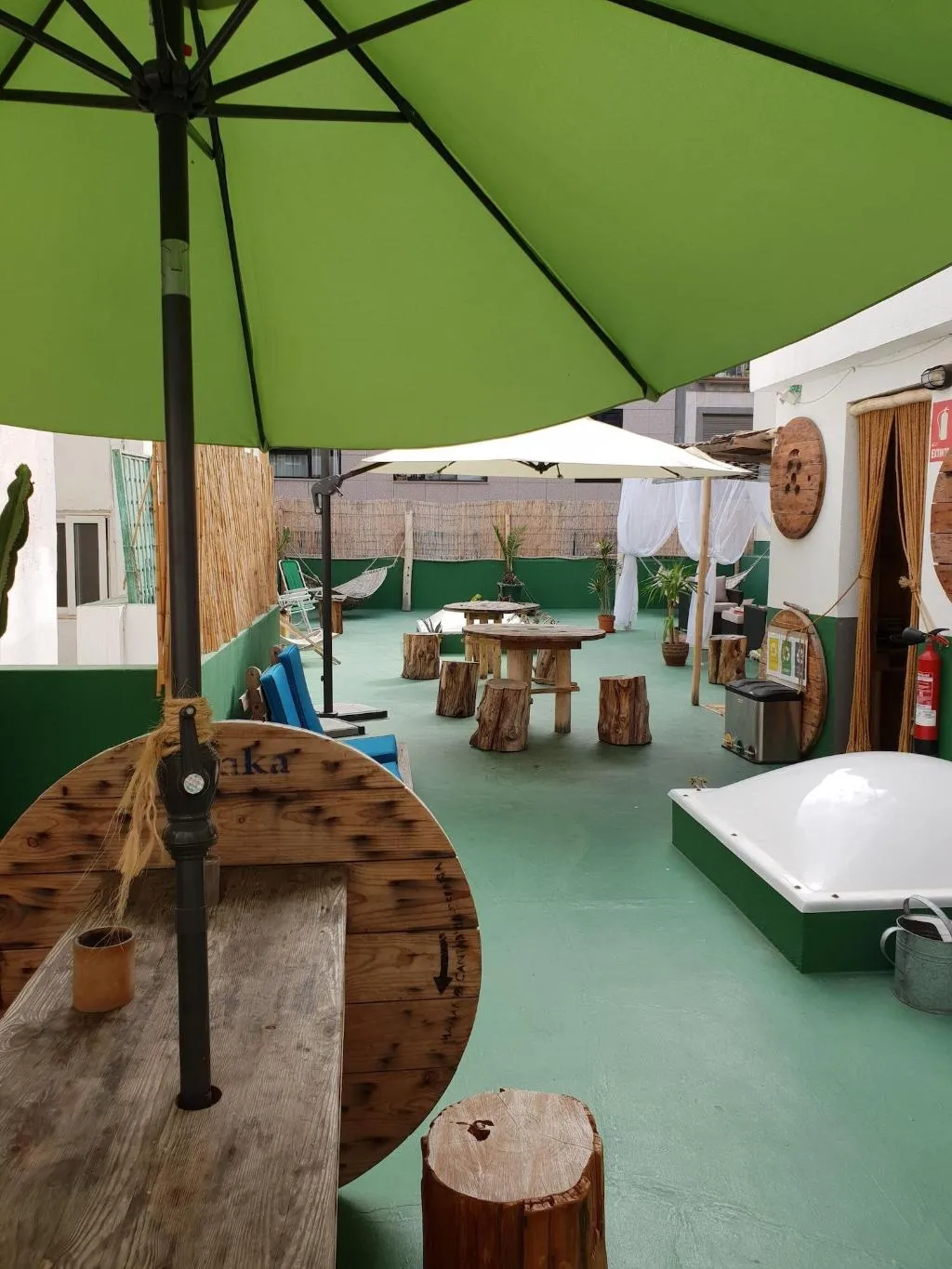 Terrace, Cactus Host, Gran Canaria