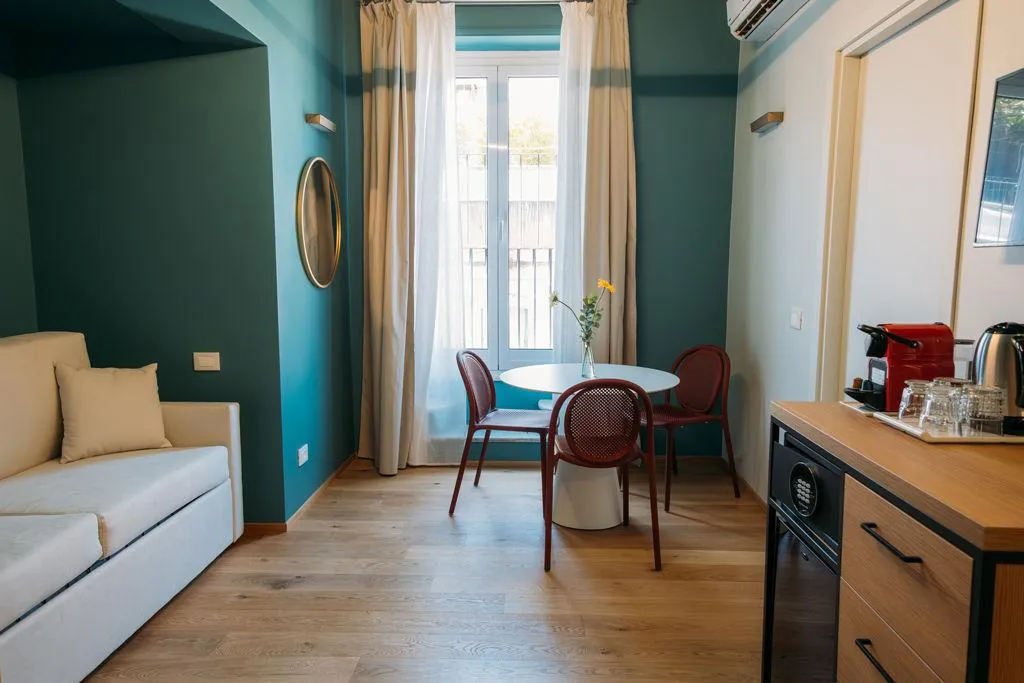 SUITE WITH BALCONY Room, Boutique Centrale Palace, Rome