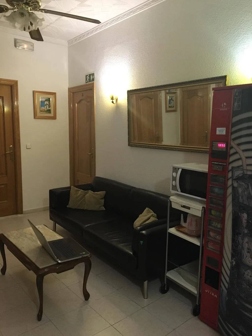 Lobby, Hostal Residencia Lido, Madrid