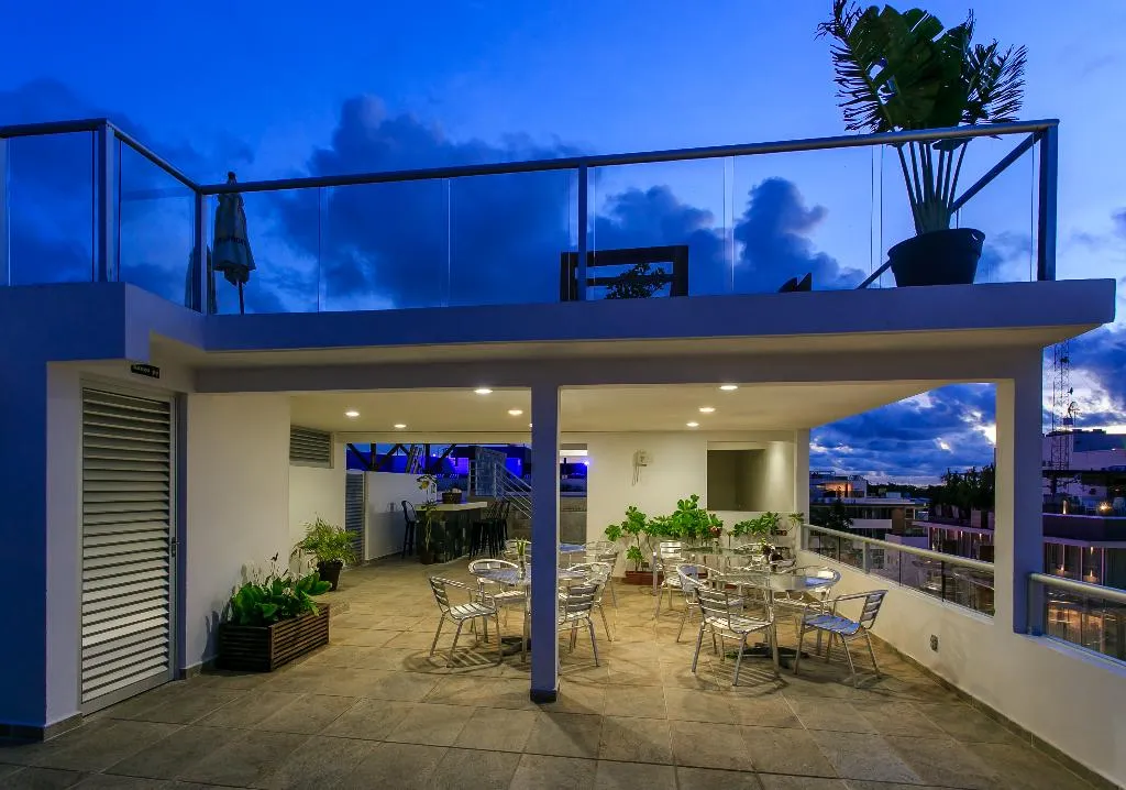 Terrace, Koox Downtown Family Boutique Hotel, Playa Del Carmen