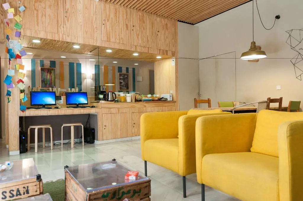 Lobby, The Nomad Hostel, Seville
