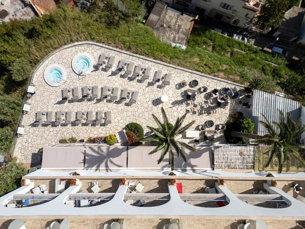 Terrace, Terme Gran Paradiso Hotel, Naples