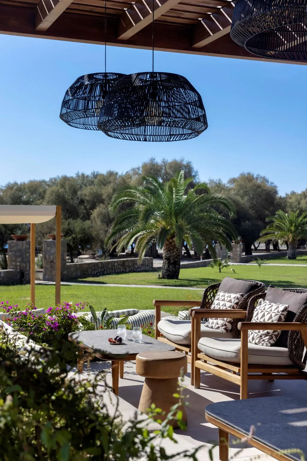 Terrace, Aulus Lindos Rhodes, Curio Collection by Hilton, Rhodes