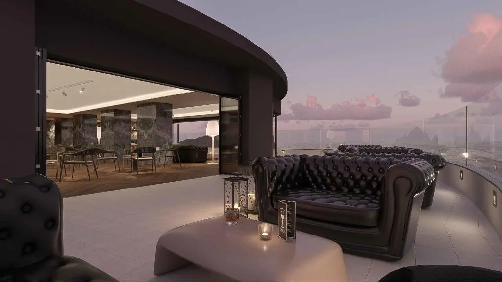 Terrace, Senator Gandia Spa Hotel, Valencia