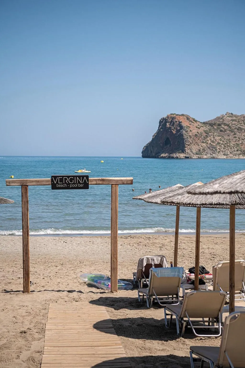 Beach, Hotel Vergina Beach, Crete