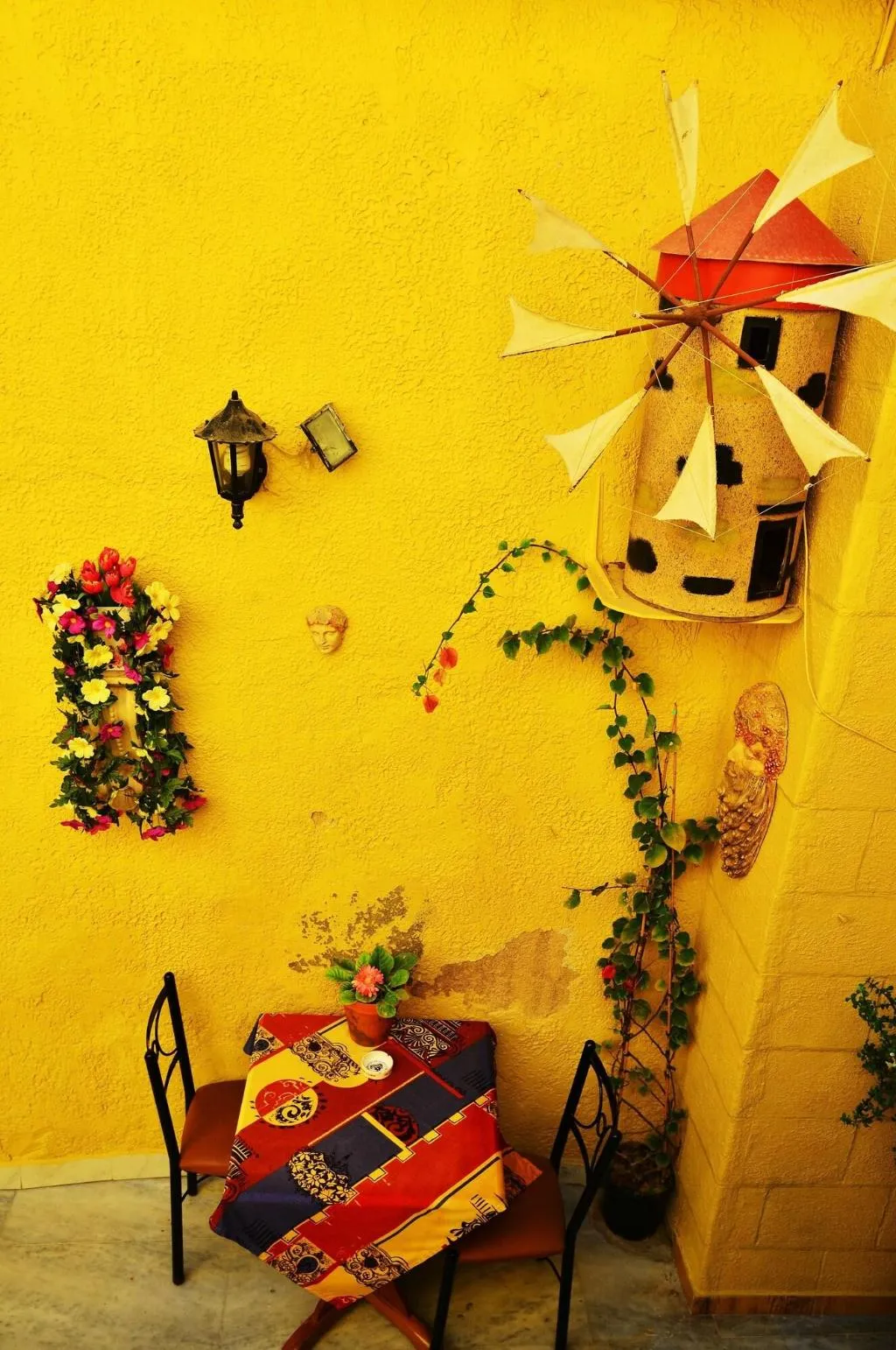 General view, Olympos Pension, Rhodes