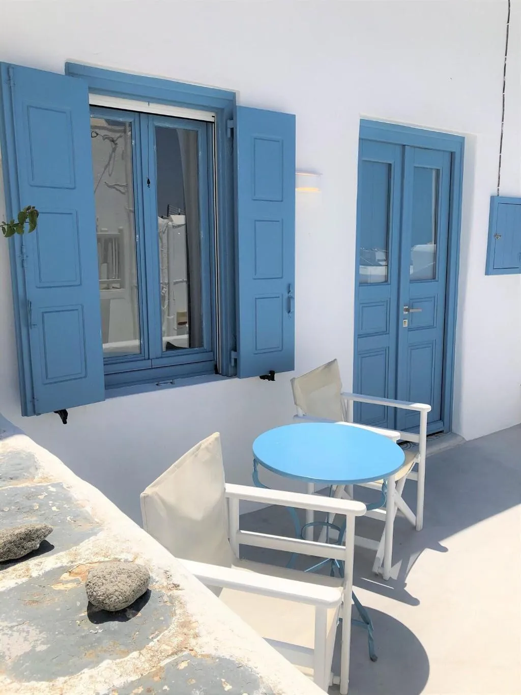 Terrace, Hotel Lefteris, Mykonos